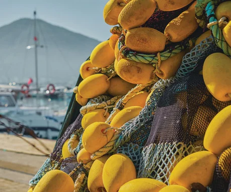 fishing nets and twine